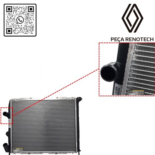 RN 430143-X 7700430143 RADIADOR KANGOO 1.6 C AR COND. - 4